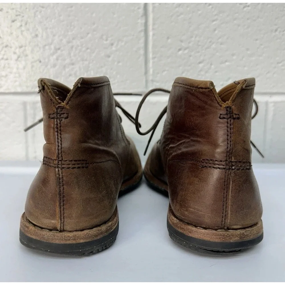 Timberland 75509 Wodehouse Mens 10 Chukka Short Brown Leather Desert Ankle BOOTS